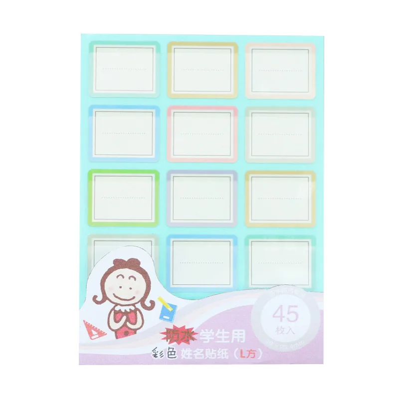 Personality Blank Labels Stickers For Children Handwriting Name Marker Book Cup Bottle Tags Sticker Supplies
Personality Blank Labels Stickers For Children Handwriting Name Marker Book Cup Bottle Tags Sticker Supplies