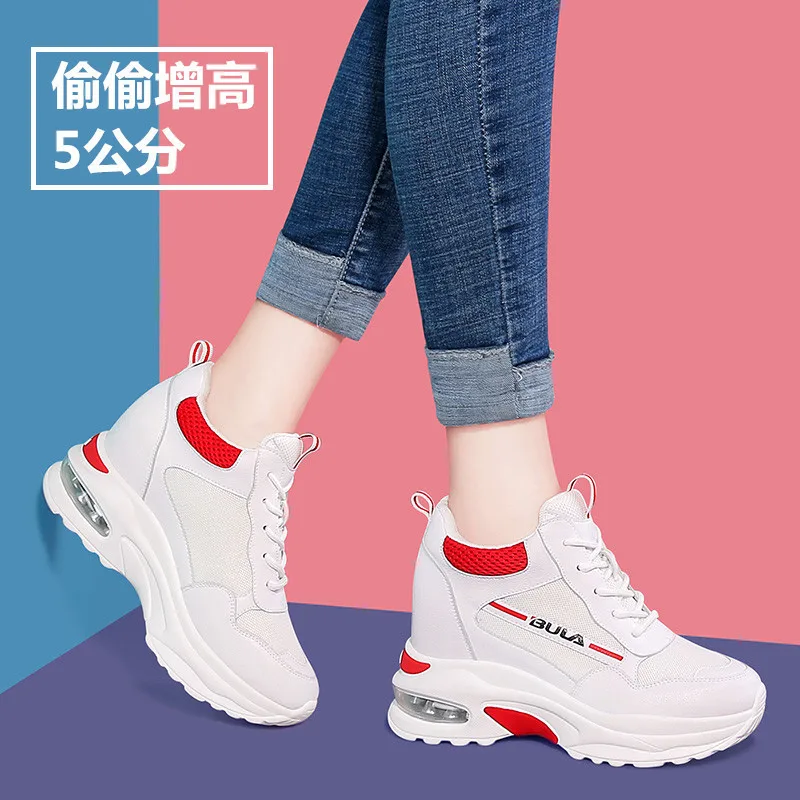 Sports Shoes Female 2020 Season Wild Ins Net Face Thick Bottom Inside Increase Torre Small White Shoes Tenis Feminino Sneakers
Sports Shoes Female 2020 Season Wild Ins Net Face Thick Bottom Inside Increase Torre Small White Shoes Tenis Feminino Sneakers