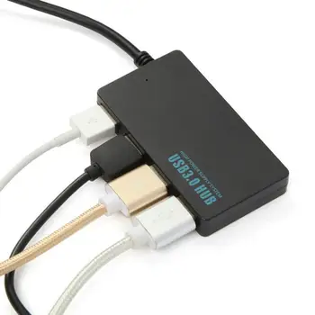 1Pcs New Design High Speed USB 3.0 Hub External 4 Ports Adapter Splitter USB Expander For Laptop PC Office Supplies
1Pcs New Design High Speed USB 3.0 Hub External 4 Ports Adapter Splitter USB Expander For Laptop PC Office Supplies