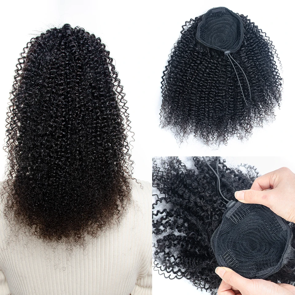 Aliballad Afro Kinky Curly Drawstring Ponytail Human Hair Brazilian With Afro Clip In Extensions Remy 2 Combs 150g Ponytail
Aliballad Afro Kinky Curly Drawstring Ponytail Human Hair Brazilian With Afro Clip In Extensions Remy 2 Combs 150g Ponytail