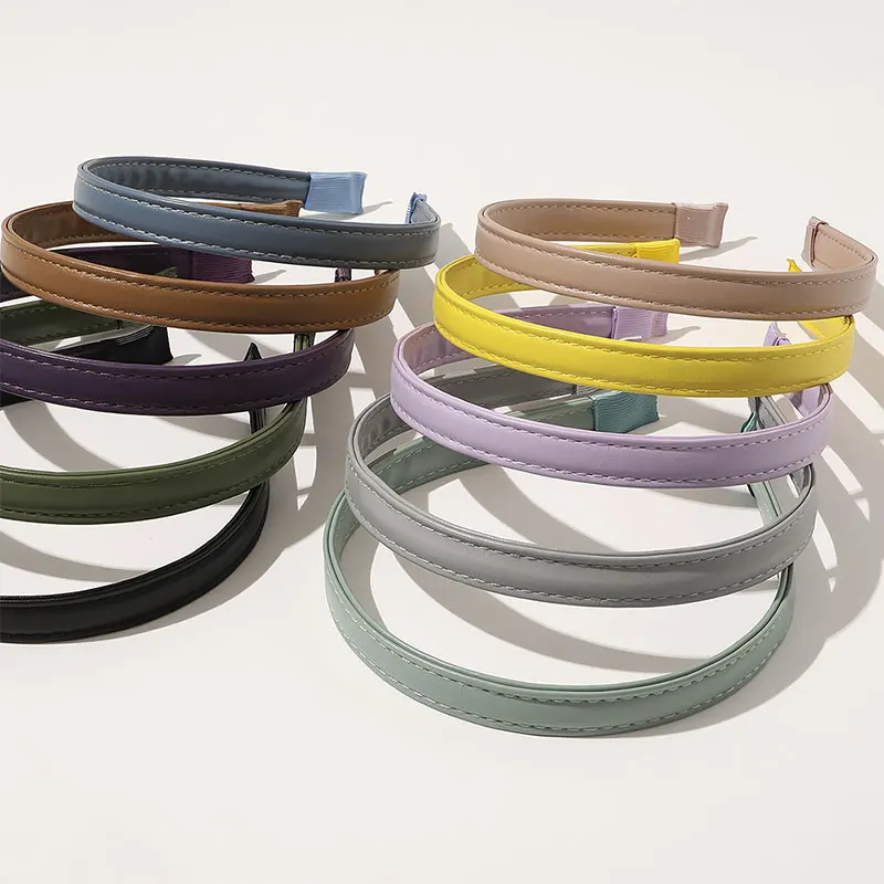 Korea Women Headband PU Leather Thin Edge Hair Hoop Head Hoop Female Make Up Washing Face Hair AccessoriesTurban Headwear
Korea Women Headband PU Leather Thin Edge Hair Hoop Head Hoop Female Make Up Washing Face Hair AccessoriesTurban Headwear