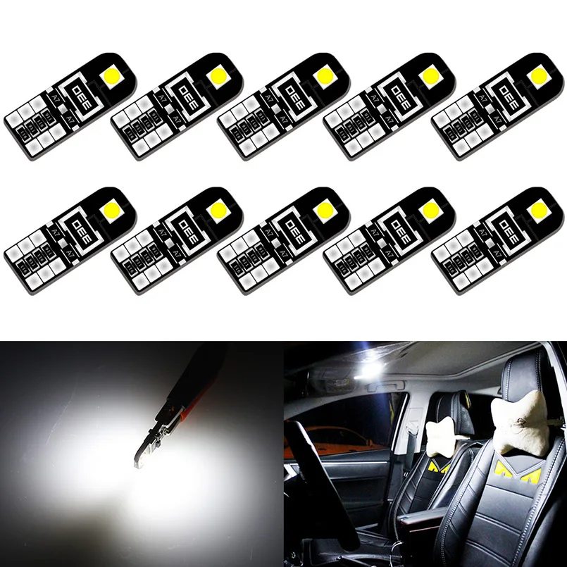 10x T10 W5W Canbus LED light Bulb car Interior Dome Light Trunk Lamp Parking Lights for BMW Mini Cooper R56 R53 E90 E46 F20 F10
10x T10 W5W Canbus LED light Bulb car Interior Dome Light Trunk Lamp Parking Lights for BMW Mini Cooper R56 R53 E90 E46 F20 F10