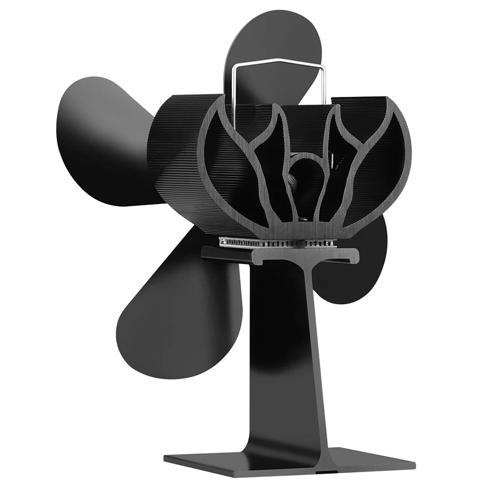 Portable Black 4 Blade Stove Fan Fireplace Fan Heat Powered Burner Friendly Quiet Home Efficient Wood Heat Fireplace Accessories
Portable Black 4 Blade Stove Fan Fireplace Fan Heat Powered Burner Friendly Quiet Home Efficient Wood Heat Fireplace Accessories