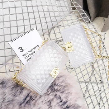 2020 Famous Designer Jelly Bags High Quality Transparent Diamond Lattice Chain Shoulder Messenger Bags Women Purse and Handbags
2020 Famous Designer Jelly Bags High Quality Transparent Diamond Lattice Chain Shoulder Messenger Bags Women Purse and Handbags