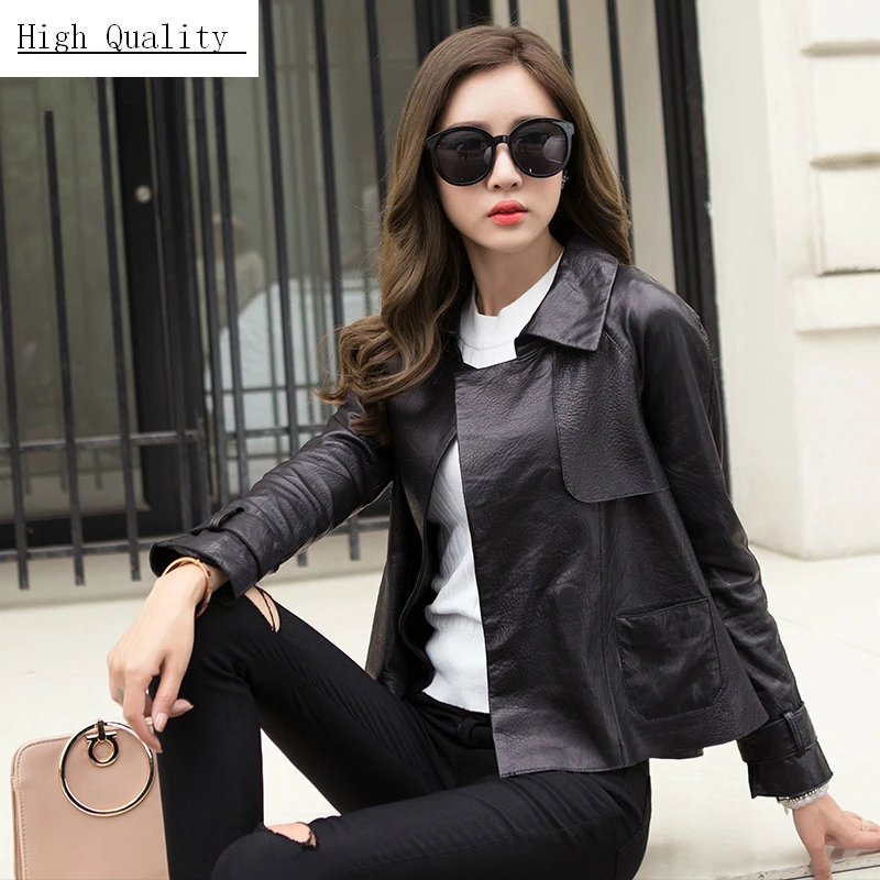 Genuine Leather Jacket Women Luxury Leather Montone Jacket 100% Natural Sheepskin Coat Female Spring Clothes 2020 LWL1442
Genuine Leather Jacket Women Luxury Leather Montone Jacket 100% Natural Sheepskin Coat Female Spring Clothes 2020 LWL1442