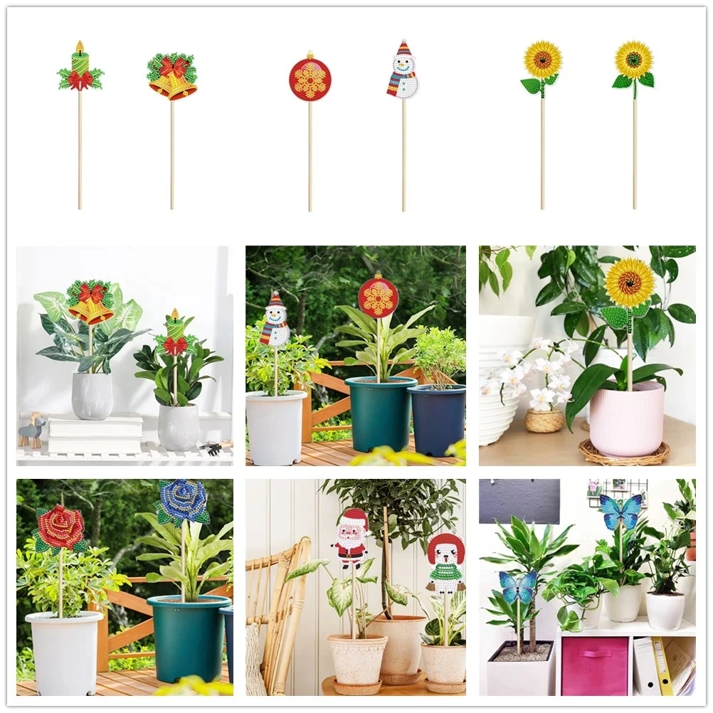 Special Shape DIY Diamond Painting Flower Plant Decoration Stick Dot Diamond Embroidery Green Plant Embellishment Flower Stick
Special Shape DIY Diamond Painting Flower Plant Decoration Stick Dot Diamond Embroidery Green Plant Embellishment Flower Stick
