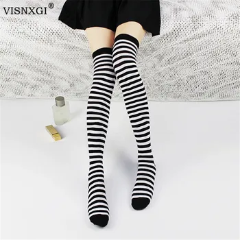 VISNXGI Sexy Socks Striped Long Socks Women Long Stockings Warm Cotton Thigh High Elasticity Ladies Girls New Fashion Knee Socks
VISNXGI Sexy Socks Striped Long Socks Women Long Stockings Warm Cotton Thigh High Elasticity Ladies Girls New Fashion Knee Socks