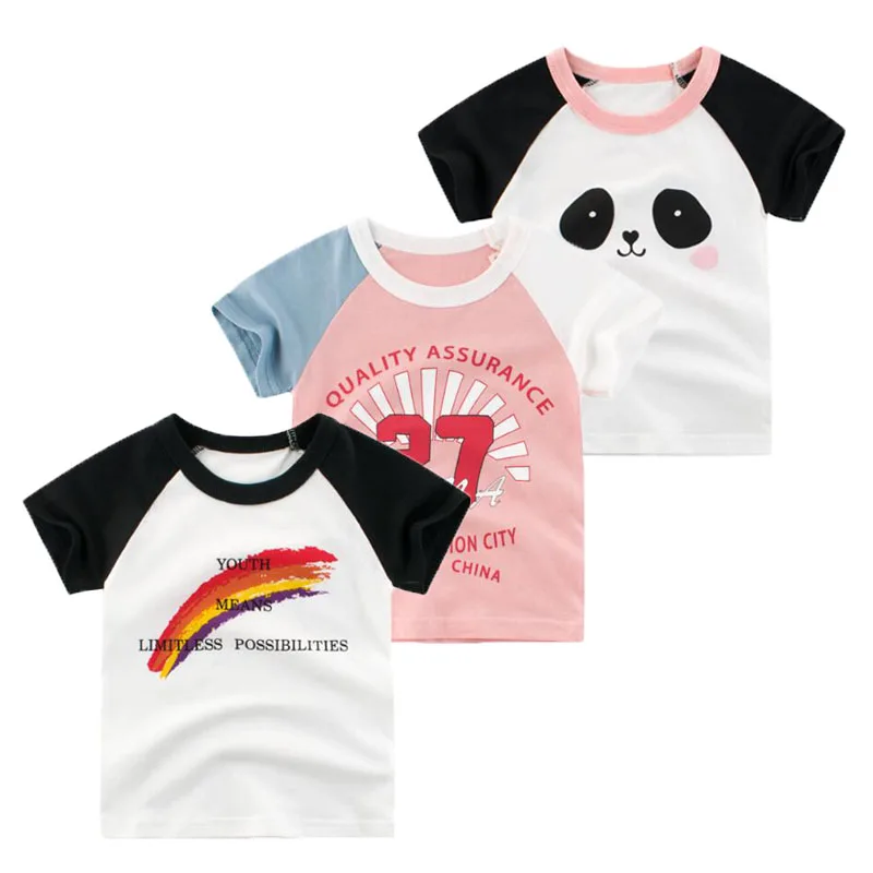 Summer New Style Children's Clothes Kids Girls T-shirt Short Sleeve Cotton Cartoon Pattern Casual Pullover Tops Outfits For 2-8t
Summer New Style Children's Clothes Kids Girls T-shirt Short Sleeve Cotton Cartoon Pattern Casual Pullover Tops Outfits For 2-8t