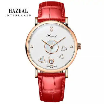 Switzerland Top Brand Women's Mechanical Watches With Leather Steel Strap Auto-Date Ladies Automatic Watch Seagull Movemont 
Switzerland Top Brand Women's Mechanical Watches With Leather Steel Strap Auto-Date Ladies Automatic Watch Seagull Movemont