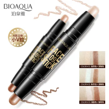 Double Headed Stereo Light Contour Stick Light through Trimming Makeup Hot Selling Concealer Pen Cosmetics
Double Headed Stereo Light Contour Stick Light through Trimming Makeup Hot Selling Concealer Pen Cosmetics