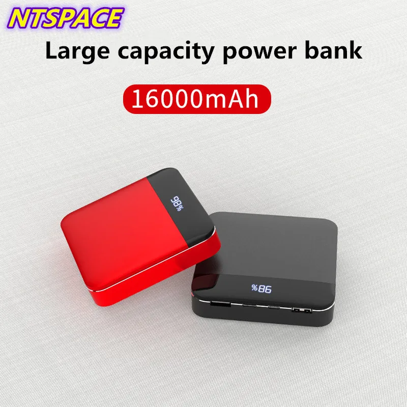 16000mAh Extended Phone Battery Power For iPhone Samsung Mini Power Bank Dual-USB Portable Battery Charger For Xiaomi Huawei
16000mAh Extended Phone Battery Power For iPhone Samsung Mini Power Bank Dual-USB Portable Battery Charger For Xiaomi Huawei