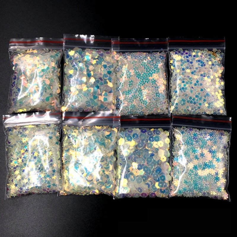 8 Styles Epoxy Resin Colorful Sequins Aurora White Flashing Decor Jewelry Making U4LE
8 Styles Epoxy Resin Colorful Sequins Aurora White Flashing Decor Jewelry Making U4LE