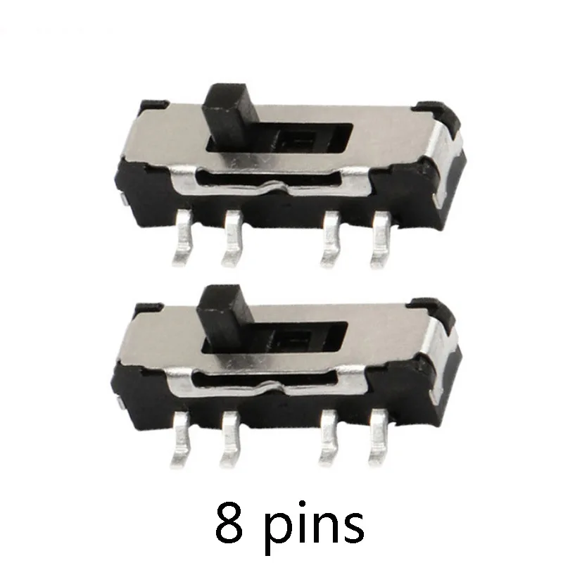 10pcs 8 Pin 8pins Mini Slide Switch 3Position Micro Slide Toggle Switch Limit Switch black
10pcs 8 Pin 8pins Mini Slide Switch 3Position Micro Slide Toggle Switch Limit Switch black