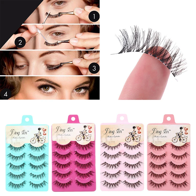 250 Lots 5 Pairs/lot Handmade Thick Full False Eyelashes Natural Long Eyelashes Set Fake Lashes Eye Extension Tool Makeup
250 Lots 5 Pairs/lot Handmade Thick Full False Eyelashes Natural Long Eyelashes Set Fake Lashes Eye Extension Tool Makeup