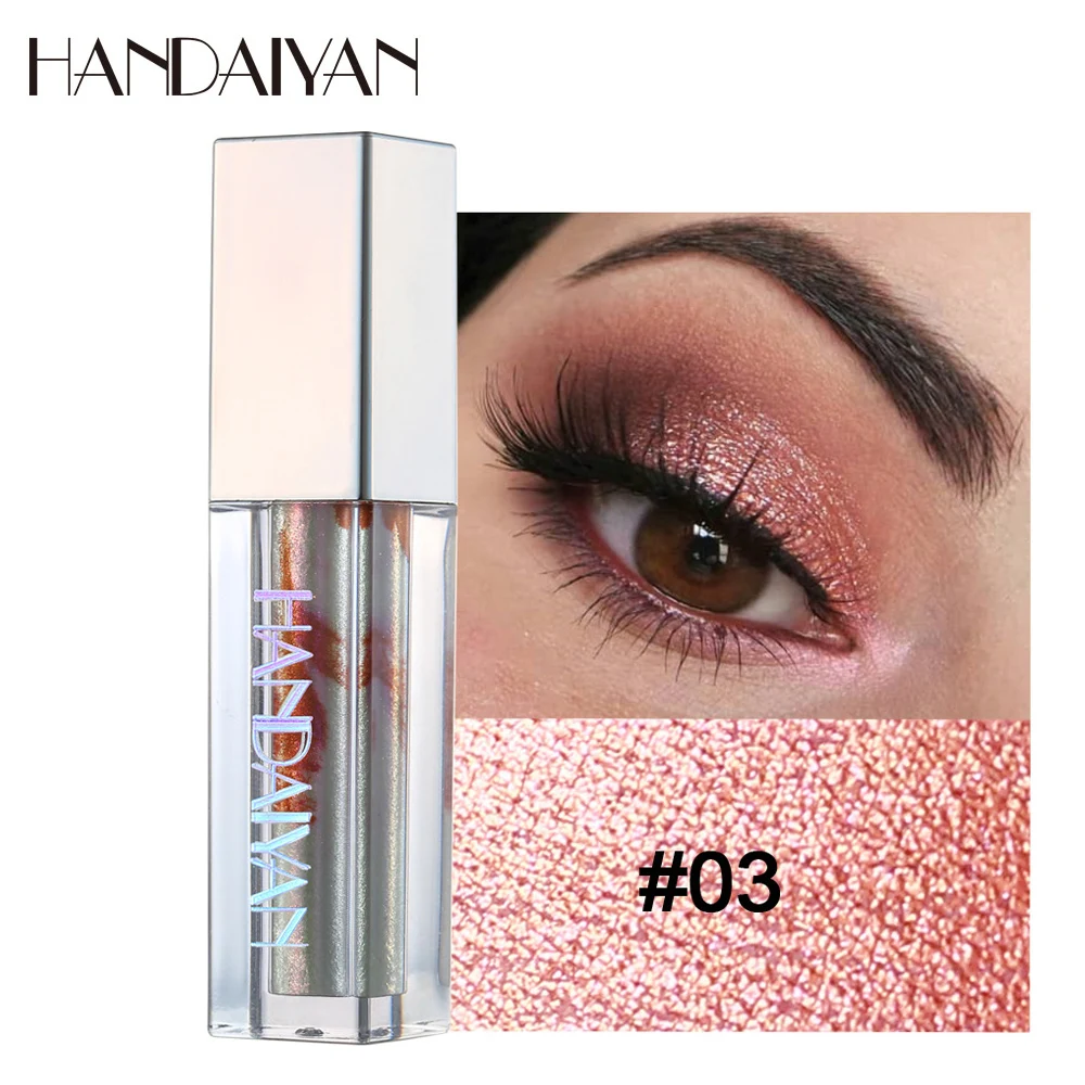 HANDAIYAN Glitter Liquid Eye Shadow 10 Color Makeup Eye Shadow Magnificent Metals Shimmer and Glow Liquid Eyeshadow Cosmetics
HANDAIYAN Glitter Liquid Eye Shadow 10 Color Makeup Eye Shadow Magnificent Metals Shimmer and Glow Liquid Eyeshadow Cosmetics