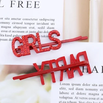 3pcs English Words Hair Clips Alloy Barrettes Bobby Pin Hair Pins for Ladies Girls
3pcs English Words Hair Clips Alloy Barrettes Bobby Pin Hair Pins for Ladies Girls