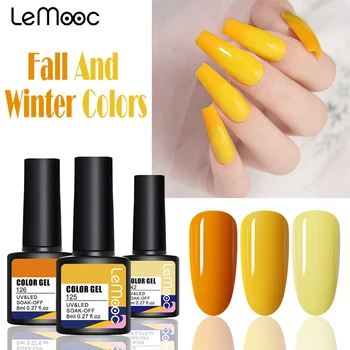 LEMOOC Gel Nail Polish Fall And Winter Colors Bright Lacquers Autumn UV LED Soak Off Hybrid Gel Nail Set Manicures Varnishes
LEMOOC Gel Nail Polish Fall And Winter Colors Bright Lacquers Autumn UV LED Soak Off Hybrid Gel Nail Set Manicures Varnishes