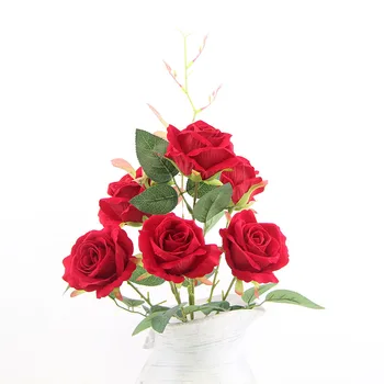 High-quality Imitation 7 Head round Rose High-quality Imitation Artificial Flower Silk Flower Artificial Flowers Artificial Plan
High-quality Imitation 7 Head round Rose High-quality Imitation Artificial Flower Silk Flower Artificial Flowers Artificial Plan