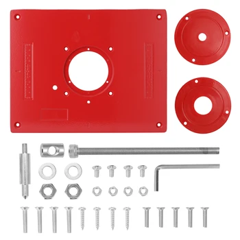 Multifunctional Aluminum Alloy Router Table Insert Plate Trimmer Engraving Machine Tool Woodworking Benches Woodworking Tools
Multifunctional Aluminum Alloy Router Table Insert Plate Trimmer Engraving Machine Tool Woodworking Benches Woodworking Tools