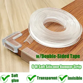 Soft PVC Bumper Strip with 15 Meter Double-Sided Tape for Tables Household Appliances VJ-Drop
Soft PVC Bumper Strip with 15 Meter Double-Sided Tape for Tables Household Appliances VJ-Drop