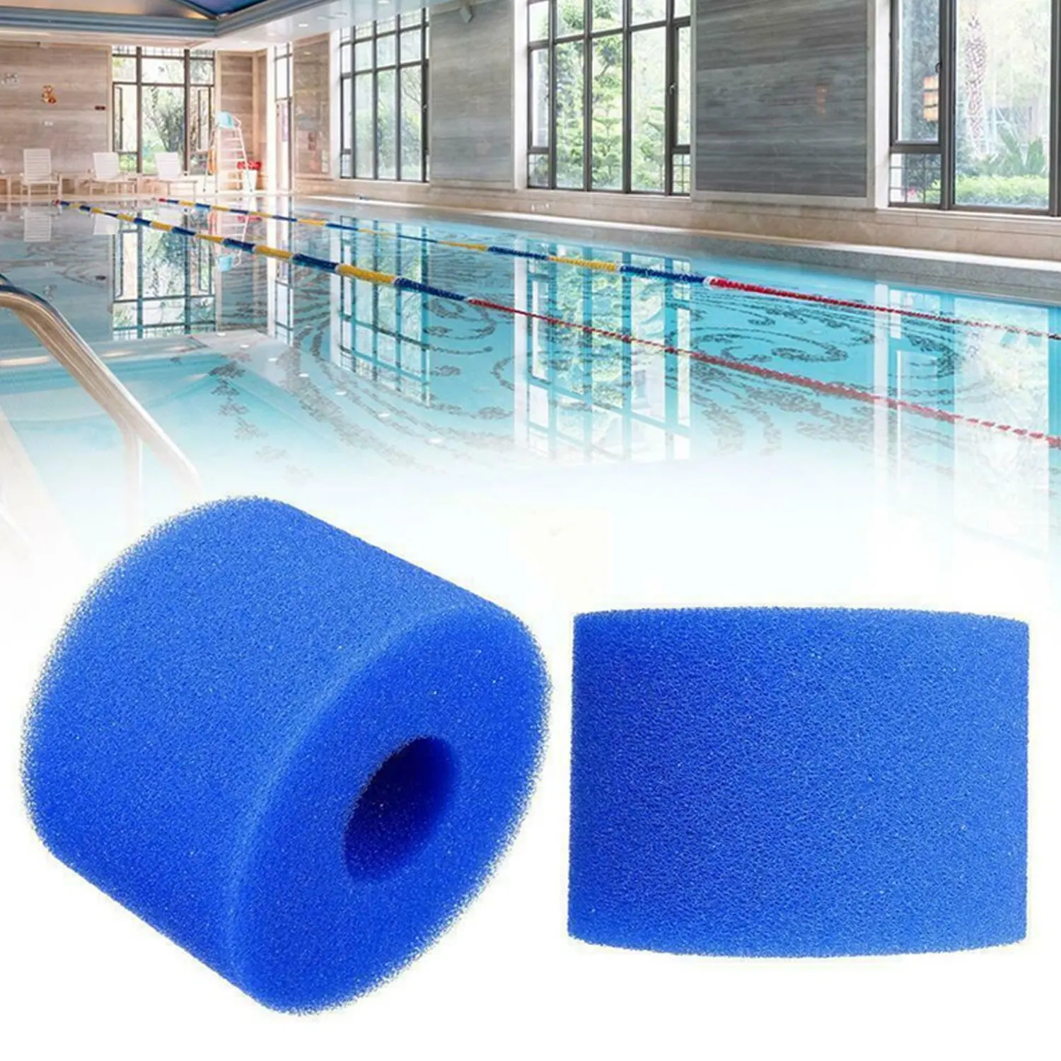 2PCS Reusable Washable Pool Filter Sponge Foam Cartridge Cleaner for Intex Type A Swimming Pool SPA Bubble Jet Cleaning Supplies
2PCS Reusable Washable Pool Filter Sponge Foam Cartridge Cleaner for Intex Type A Swimming Pool SPA Bubble Jet Cleaning Supplies