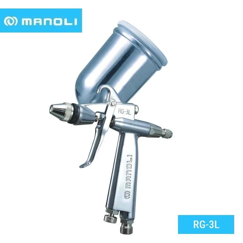 MANOLI RG-3L Round Pattern Hand Manual Spray Gun RG3L Mini Painting Gun With Cup For Paint Repair Pneumatic Tool 
MANOLI RG-3L Round Pattern Hand Manual Spray Gun RG3L Mini Painting Gun With Cup For Paint Repair Pneumatic Tool