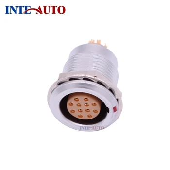 IP50 12 pins female connector, M15 size 2B series circular metal push pull self-locking socket receptacle, EZGG.2B.312
IP50 12 pins female connector, M15 size 2B series circular metal push pull self-locking socket receptacle, EZGG.2B.312