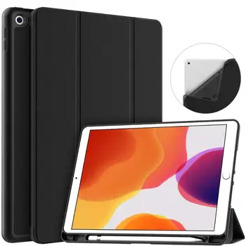 For iPad 7th 10.2" 2019 Case With Pencil Holder Leather Soft Silicone stand Cover For New iPad 7th 10.2 Case Auto Sleep / Wake
For iPad 7th 10.2" 2019 Case With Pencil Holder Leather Soft Silicone stand Cover For New iPad 7th 10.2 Case Auto Sleep / Wake