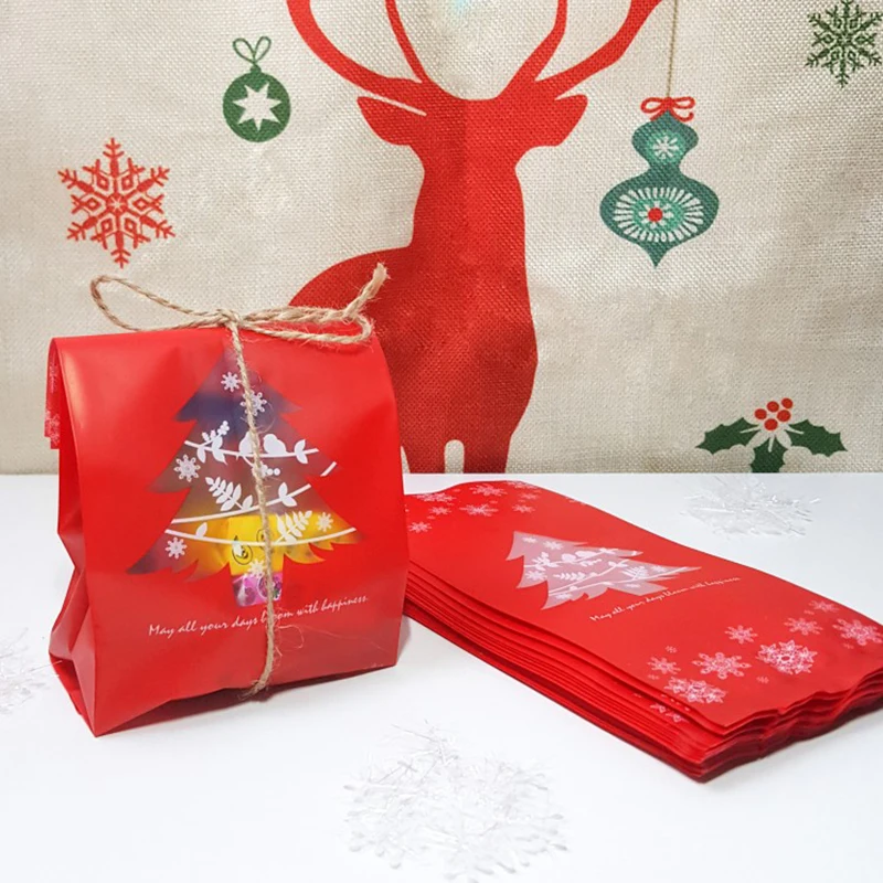 60pcs Merry Christmas Gift Bags Snowflake Xmas Tree Packing Bags Happy New Year 2020 Christmas Candy Bags Navidad Decor Kerst
60pcs Merry Christmas Gift Bags Snowflake Xmas Tree Packing Bags Happy New Year 2020 Christmas Candy Bags Navidad Decor Kerst