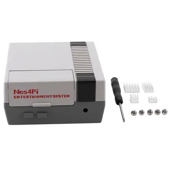 NES4Pi NES Case Kit ABS Functional Cooling Fan Heatsinks Screwdrivers Only for Raspberry Pi 4 B ( 4 Model B )
NES4Pi NES Case Kit ABS Functional Cooling Fan Heatsinks Screwdrivers Only for Raspberry Pi 4 B ( 4 Model B )