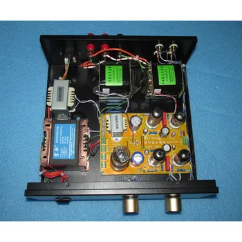 6N1 + 6P1 3W + 3W single-ended Class A tube amplifier, 5Z2P tube rectifier amorphous output transformer 18Hz ~ 27KHz -3db 
6N1 + 6P1 3W + 3W single-ended Class A tube amplifier, 5Z2P tube rectifier amorphous output transformer 18Hz ~ 27KHz -3db