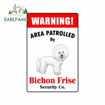 EARLFAMILY 13cm x 8.5cm for Area Patrolled By Bichon Frise Personality Trunk Decal Motorcycle Waterproof Decoration Car Sticker
EARLFAMILY 13cm x 8.5cm for Area Patrolled By Bichon Frise Personality Trunk Decal Motorcycle Waterproof Decoration Car Sticker