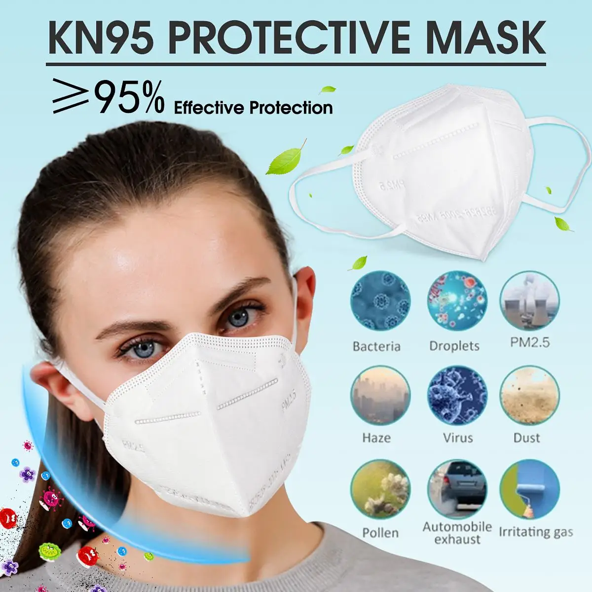 10Pcs/set KN95 Face Mask Dustproof Anti-fog Breathable Face Masks N95 Mask 95% Filtration 5-Layer Design 3D Ear Hanging In Stock
10Pcs/set KN95 Face Mask Dustproof Anti-fog Breathable Face Masks N95 Mask 95% Filtration 5-Layer Design 3D Ear Hanging In Stock