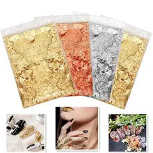 50% Hot Sale Nails Aluminium Foil Crushed DIY Chipped Metal Foil Flakes for Salon 
50% Hot Sale Nails Aluminium Foil Crushed DIY Chipped Metal Foil Flakes for Salon
