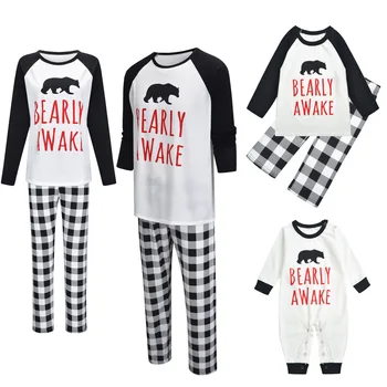 Christmas Casual Family Matching Pajamas Set Women Men Baby Kids Bear Print Sleepwear Nightwear Autumn Winter 2PCS Clothes
Christmas Casual Family Matching Pajamas Set Women Men Baby Kids Bear Print Sleepwear Nightwear Autumn Winter 2PCS Clothes