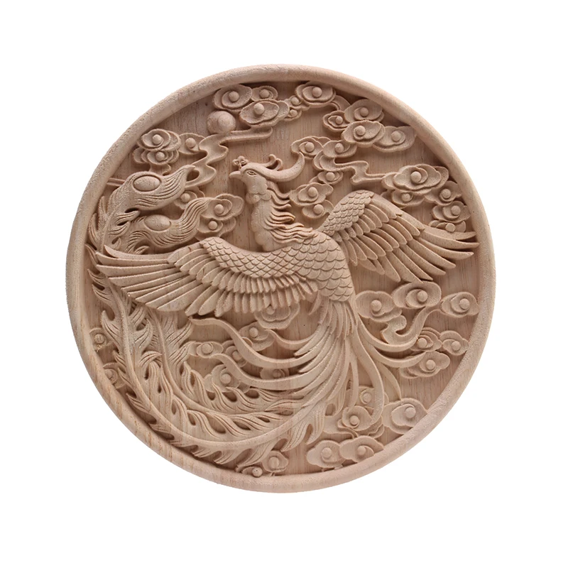European Solid Wood Phoenix Decals Custom Cabinet Patches Auspicious Round Square Furniture Door Patches Wood Decal Rubber Wood
European Solid Wood Phoenix Decals Custom Cabinet Patches Auspicious Round Square Furniture Door Patches Wood Decal Rubber Wood