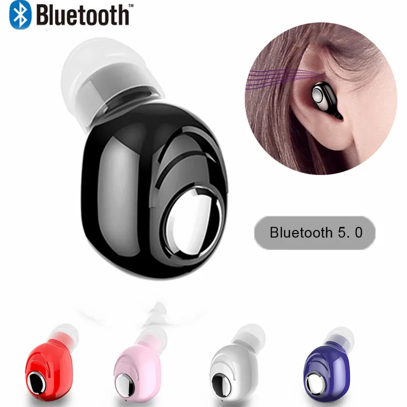 Mini Wireless Bluetooth Earphone V5.0 Stereo in-ear Headset with Mic Sports Running Earbuds Earphones for xiaomi LG Android IOS
Mini Wireless Bluetooth Earphone V5.0 Stereo in-ear Headset with Mic Sports Running Earbuds Earphones for xiaomi LG Android IOS