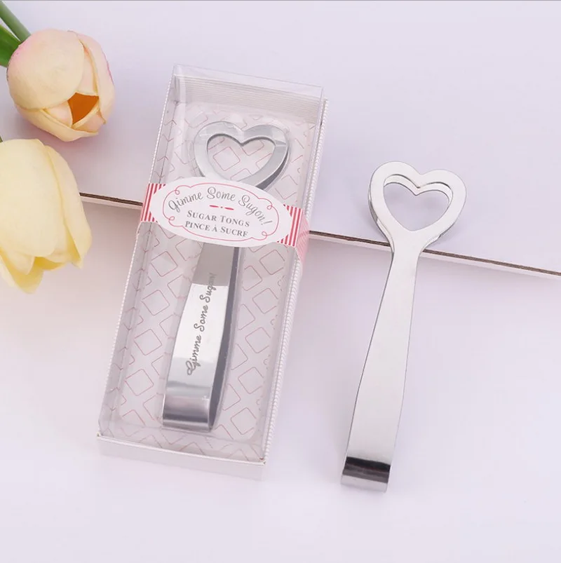 Gimme Some Sugar! Stainless-Steel Heart-Themed Sugar Tongs Wedding Baby Shower Favors
Gimme Some Sugar! Stainless-Steel Heart-Themed Sugar Tongs Wedding Baby Shower Favors