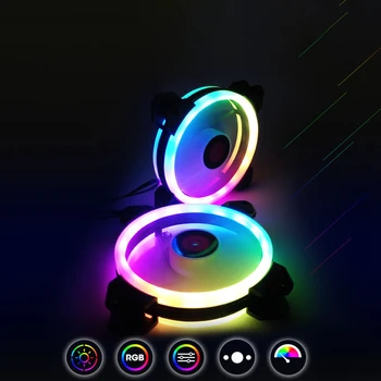 COOLMOON GUANGMANGRGB Computer Case PC Cooling Fan RGB Adjust 120mm Quiet + IR Remote New Computer Cooler RGB CPU Case Fan TWO I
COOLMOON GUANGMANGRGB Computer Case PC Cooling Fan RGB Adjust 120mm Quiet + IR Remote New Computer Cooler RGB CPU Case Fan TWO I