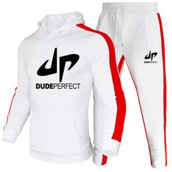 Dude Perfect Hoodie Set Men Hooded Sweatshirt+Pants Pullover Hoodie Sportwear Suit Casual Men Tracksuit Size S-3XL 
Dude Perfect Hoodie Set Men Hooded Sweatshirt+Pants Pullover Hoodie Sportwear Suit Casual Men Tracksuit Size S-3XL
