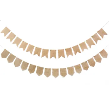 15 Flags Hessian Burlap Banner Swallowtail Pentagram Arrow Banner Garland For Birthday Wedding Christmas Party Supply Photo Prop 
15 Flags Hessian Burlap Banner Swallowtail Pentagram Arrow Banner Garland For Birthday Wedding Christmas Party Supply Photo Prop