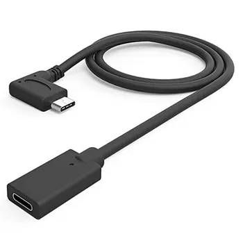 USB-C Extension CableTUSITA Angled 90 Degree USB Type C Devices Pass Video Data Sync Extender for MacBook Pro
USB-C Extension CableTUSITA Angled 90 Degree USB Type C Devices Pass Video Data Sync Extender for MacBook Pro