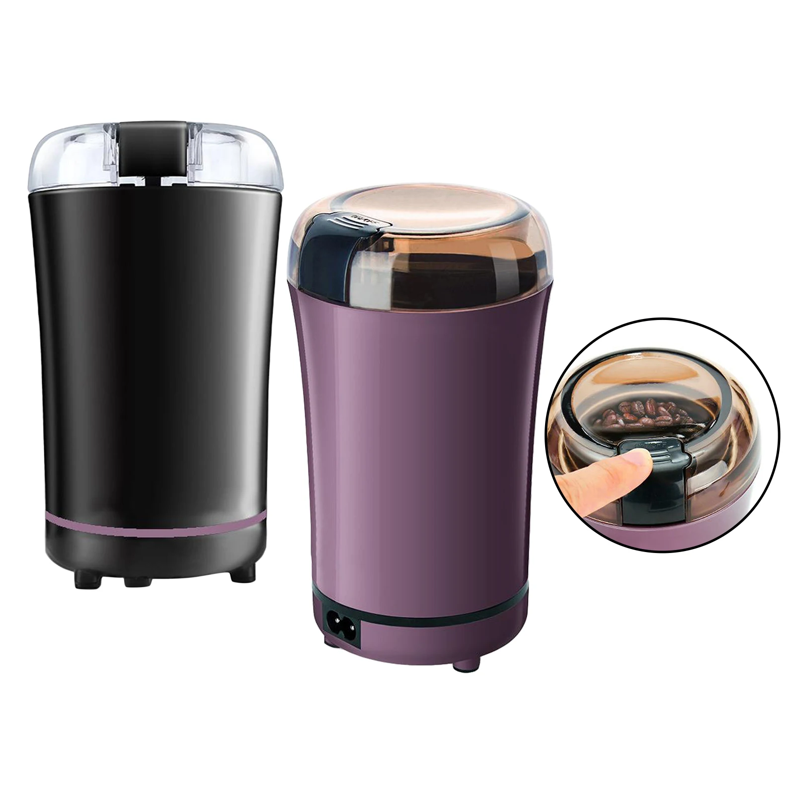 Electric Coffee Grinder Coffee Bean Grinder Safe Blades for Coffee Beans Spices,Herbs,Nuts,Grains Electric Coffee Grinder Coffee Bean Grinder Safe Blades for Coffee Beans Spices,Herbs,Nuts,Grains