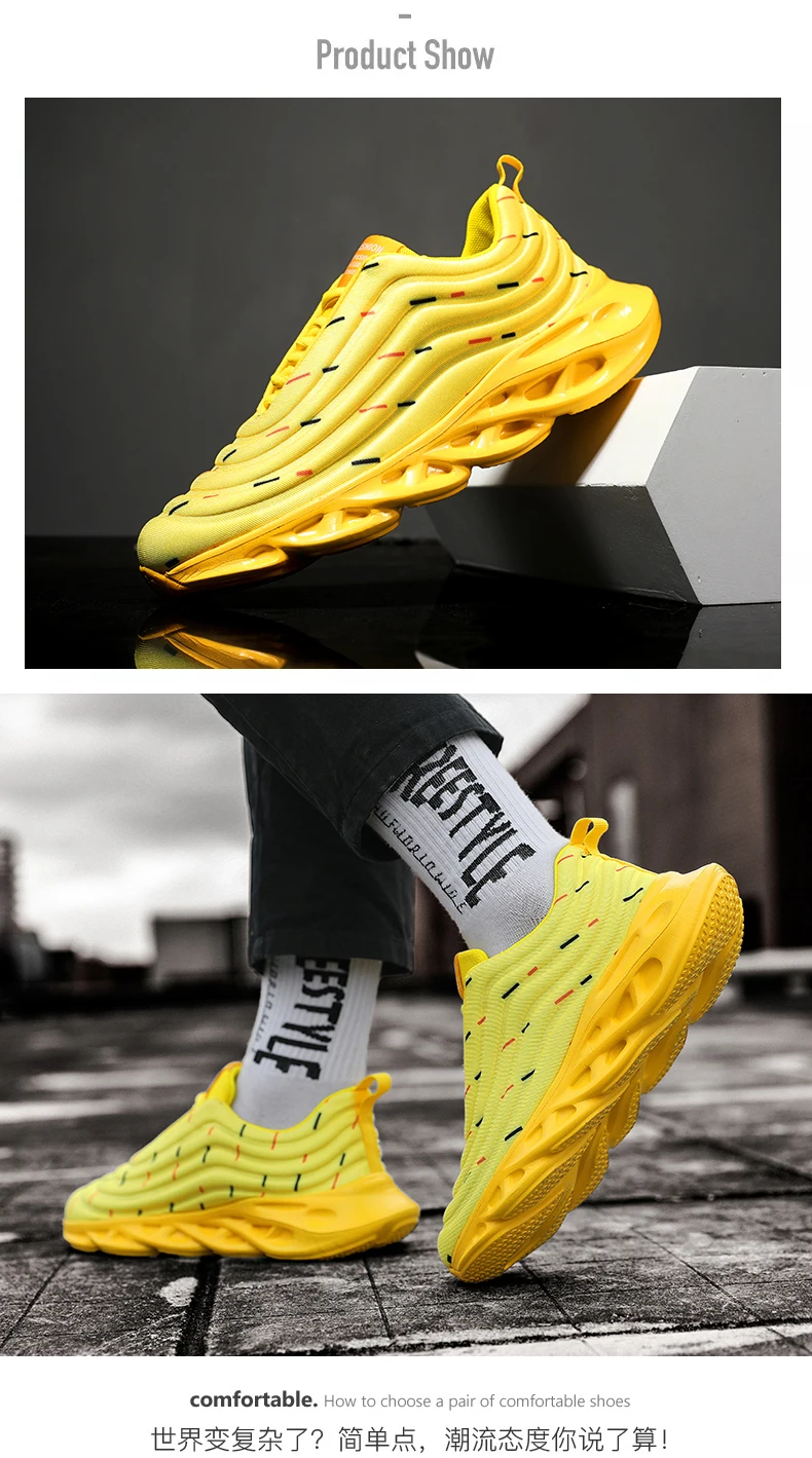 New Trend Sports Running Shoes for Men Breathable Blade Shoes Men Sneakers Jogging Walking Gym Shoes Man Outdoor Footwear Spring New Trend Sports Running Shoes for Men Breathable Blade Shoes Men Sneakers Jogging Walking Gym Shoes Man Outdoor Footwear Spring