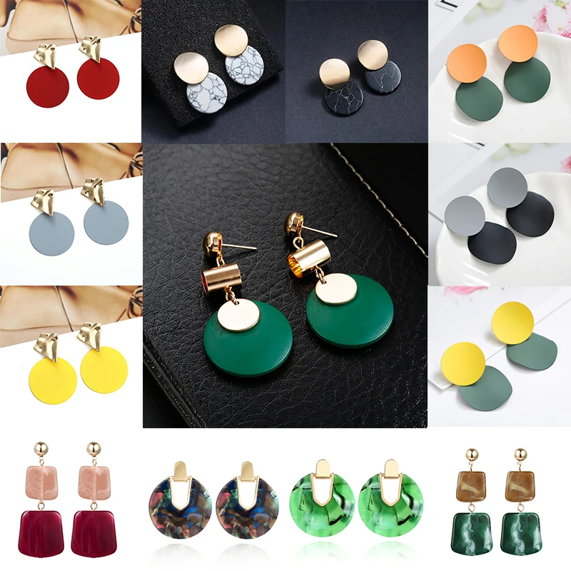 Vintage Earrings For Women 2019 Round Dangling Earrings European Style Earring Geometric Personality Jewelry
Vintage Earrings For Women 2019 Round Dangling Earrings European Style Earring Geometric Personality Jewelry