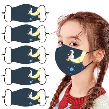 5PC Children's Mask Adjustable Windproof Reusable Printed Face Mask Protective Face Shield Reusable Mouth Face Covers маски
5PC Children's Mask Adjustable Windproof Reusable Printed Face Mask Protective Face Shield Reusable Mouth Face Covers маски