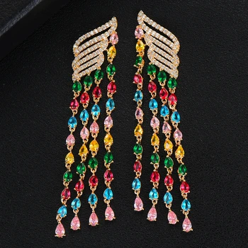 GODKI Long Tassel Drops Charms 2019 Trendy Full AAA Cubic Zircon CZ Engagement Party African Dress Earring Fashion Jewelry Women
GODKI Long Tassel Drops Charms 2019 Trendy Full AAA Cubic Zircon CZ Engagement Party African Dress Earring Fashion Jewelry Women