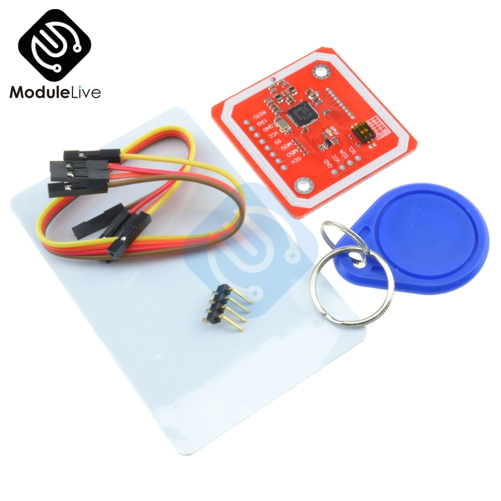 1Pcs PN532 NFC RFID Wireless Module V3 User Kits Reader Writer Mode IC S50 Card PCB Attenna I2C IIC SPI HSU For Arduino
1Pcs PN532 NFC RFID Wireless Module V3 User Kits Reader Writer Mode IC S50 Card PCB Attenna I2C IIC SPI HSU For Arduino