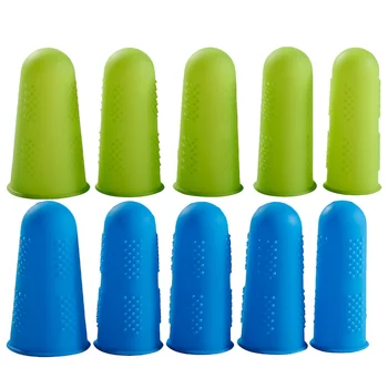 10pcs Silicone Finger Cover Anti-scalding Finger Protective Sleeves Non-slip Fingertip Cover for Men Women (Blue + Green)
10pcs Silicone Finger Cover Anti-scalding Finger Protective Sleeves Non-slip Fingertip Cover for Men Women (Blue + Green)