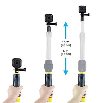 Waterproof Transparent Floaty selfie stick for GoPro Hero 8 7 6 5 , Extendable handheld monopod Pole for DJI OSMO ACTION Cameras
Waterproof Transparent Floaty selfie stick for GoPro Hero 8 7 6 5 , Extendable handheld monopod Pole for DJI OSMO ACTION Cameras